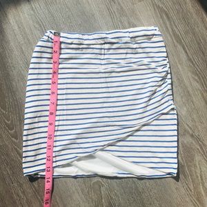 Akira ☀️ Blue Striped Mini Skirt